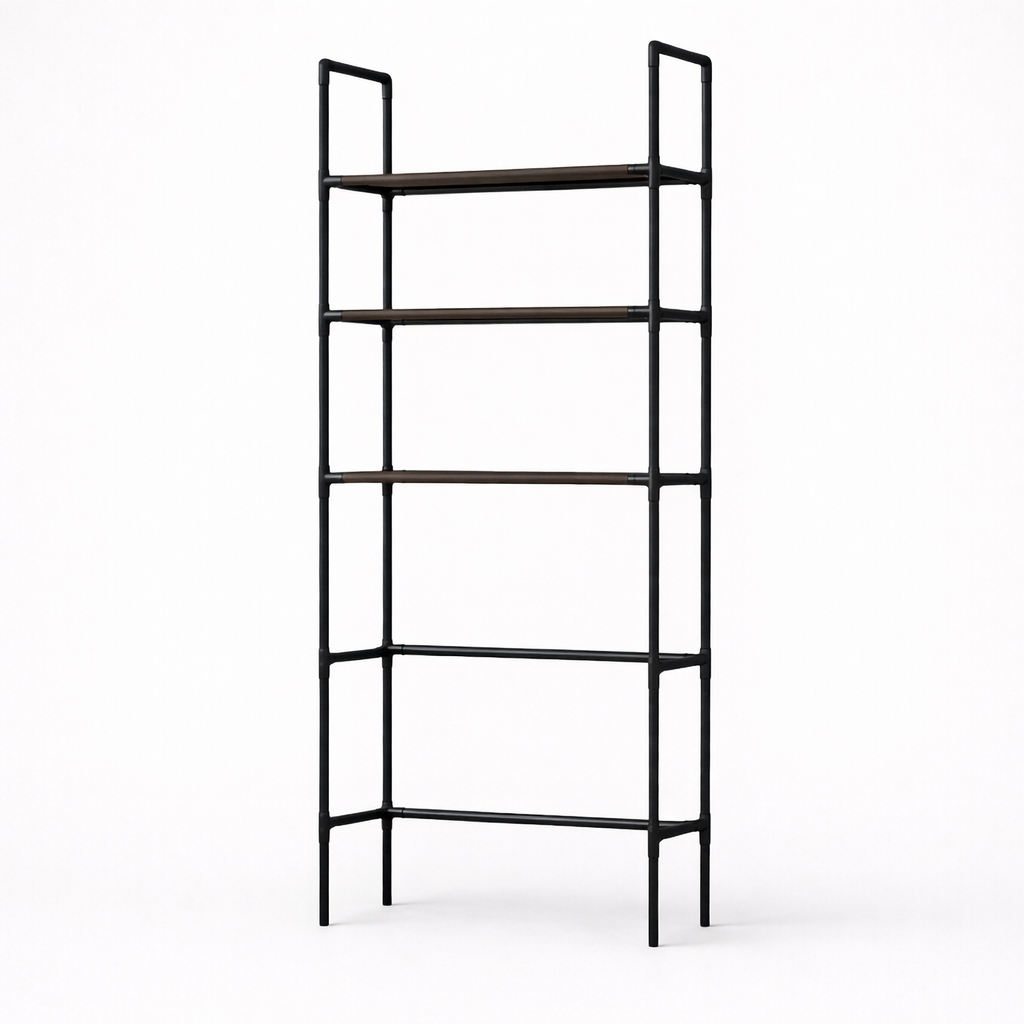 Raft depozitare pentru baie, masina de spalat, cu 3 polite, 155x72x25cm