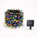 Instalație cu încărcare solară, 30m/300 LED, MULTICOLORĂ