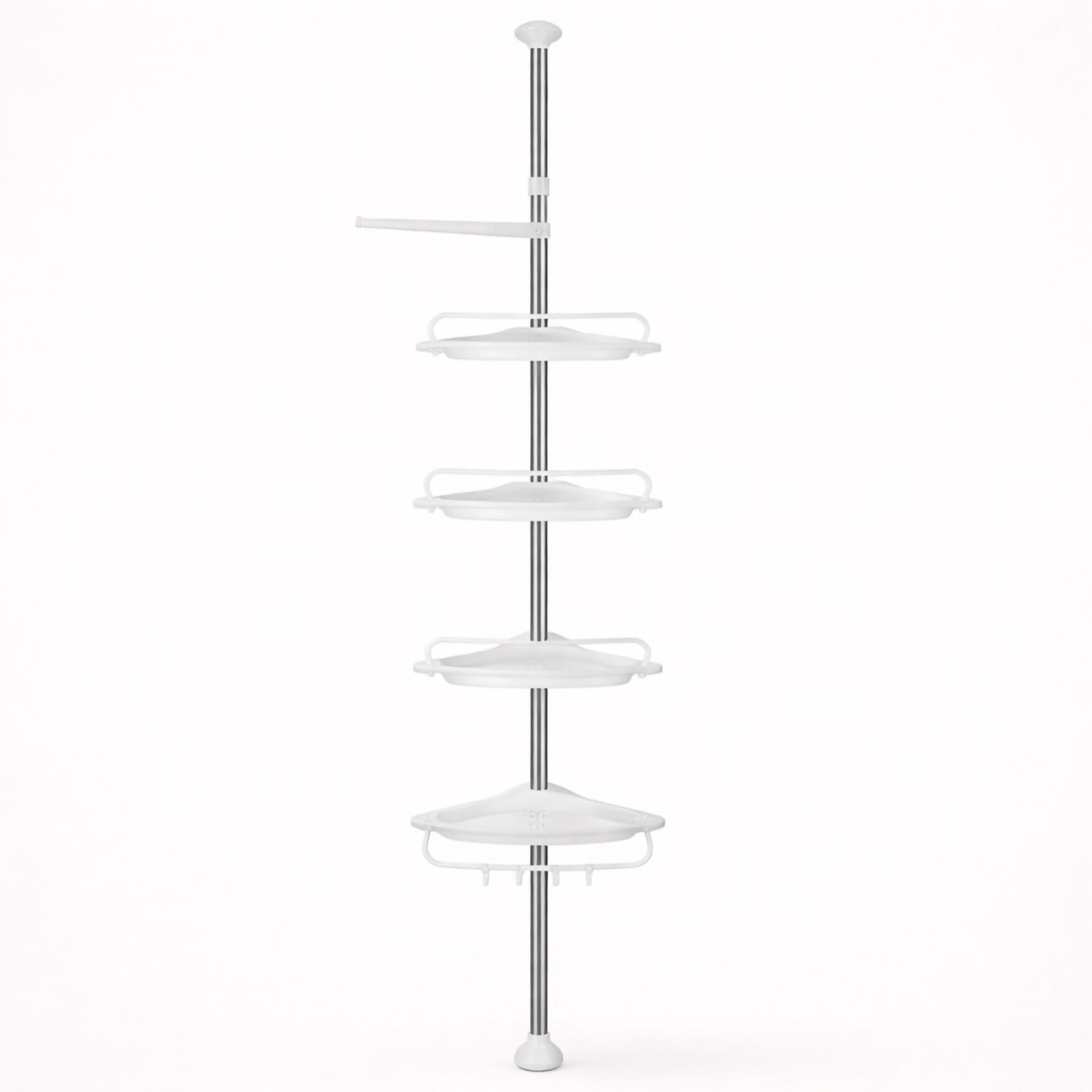 Coltar de baie telescopic 100-320cmX33.5cmX21.5cm cu 4 rafturi