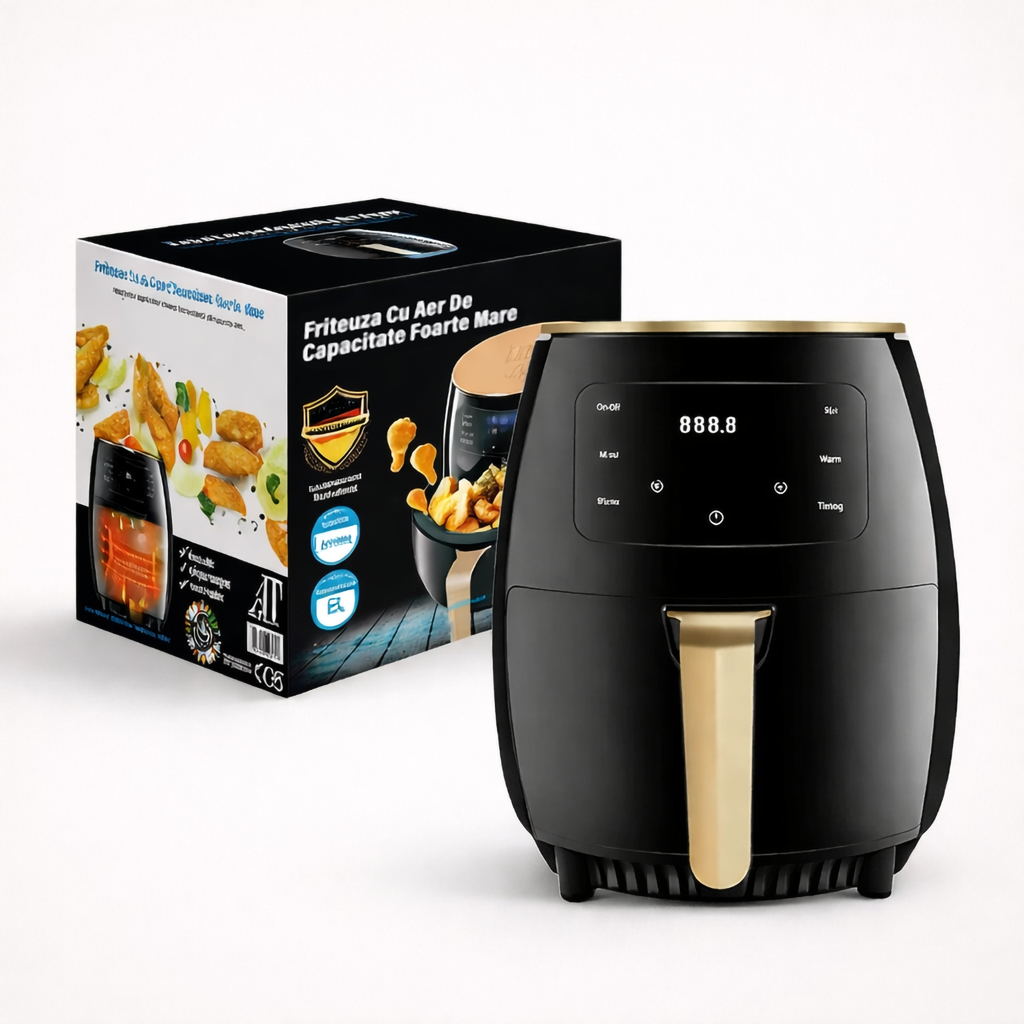 Air Frayer, 2400W, afișaj digital, LCD Touch control