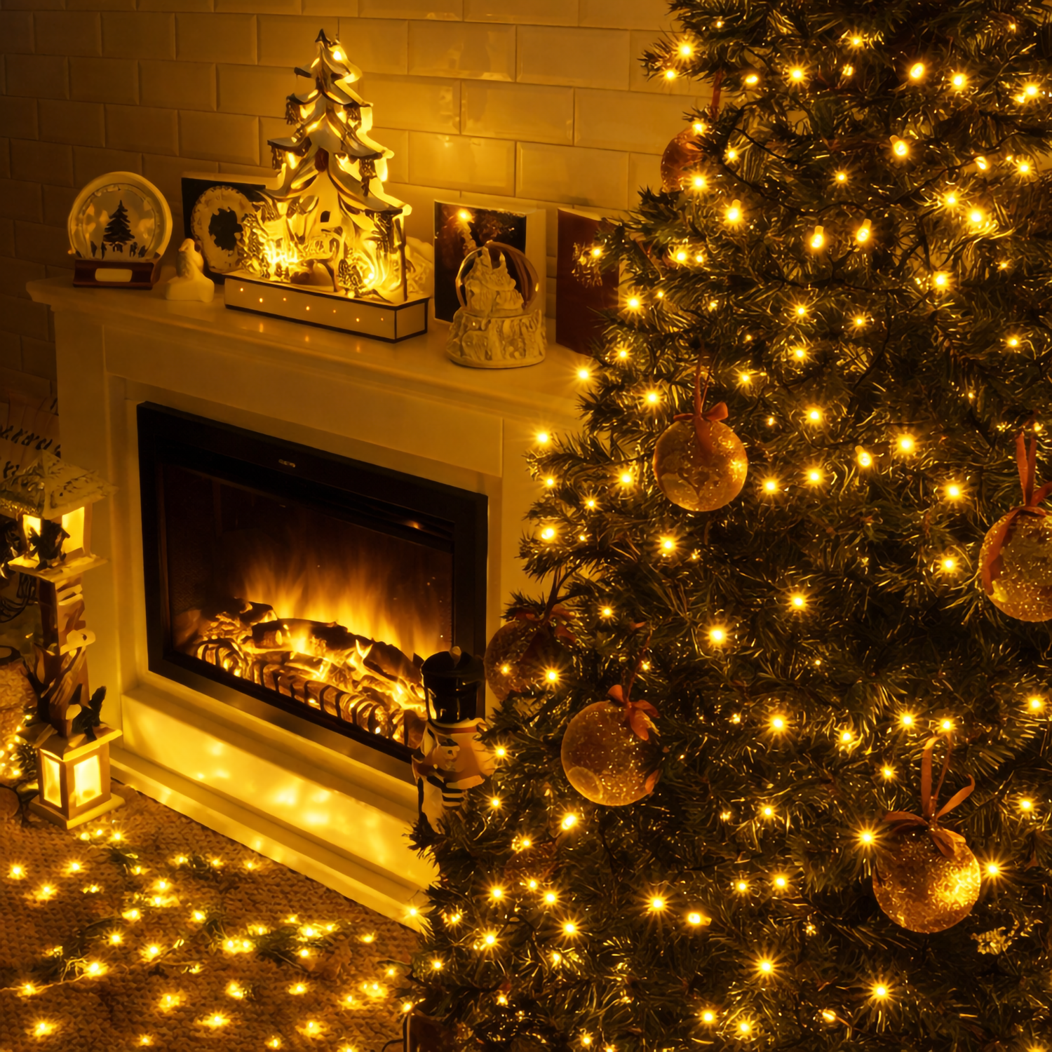 Instalație Luminoasă pe Rolă 30m, 120 LED-uri, Ideală pentru Brad,  Interior și Exterior