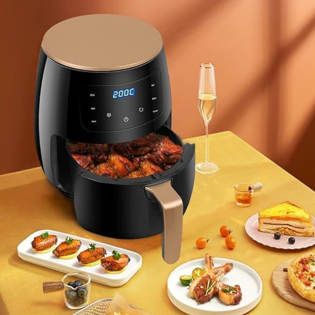 Air Frayer, 2400W, afișaj digital, LCD Touch control