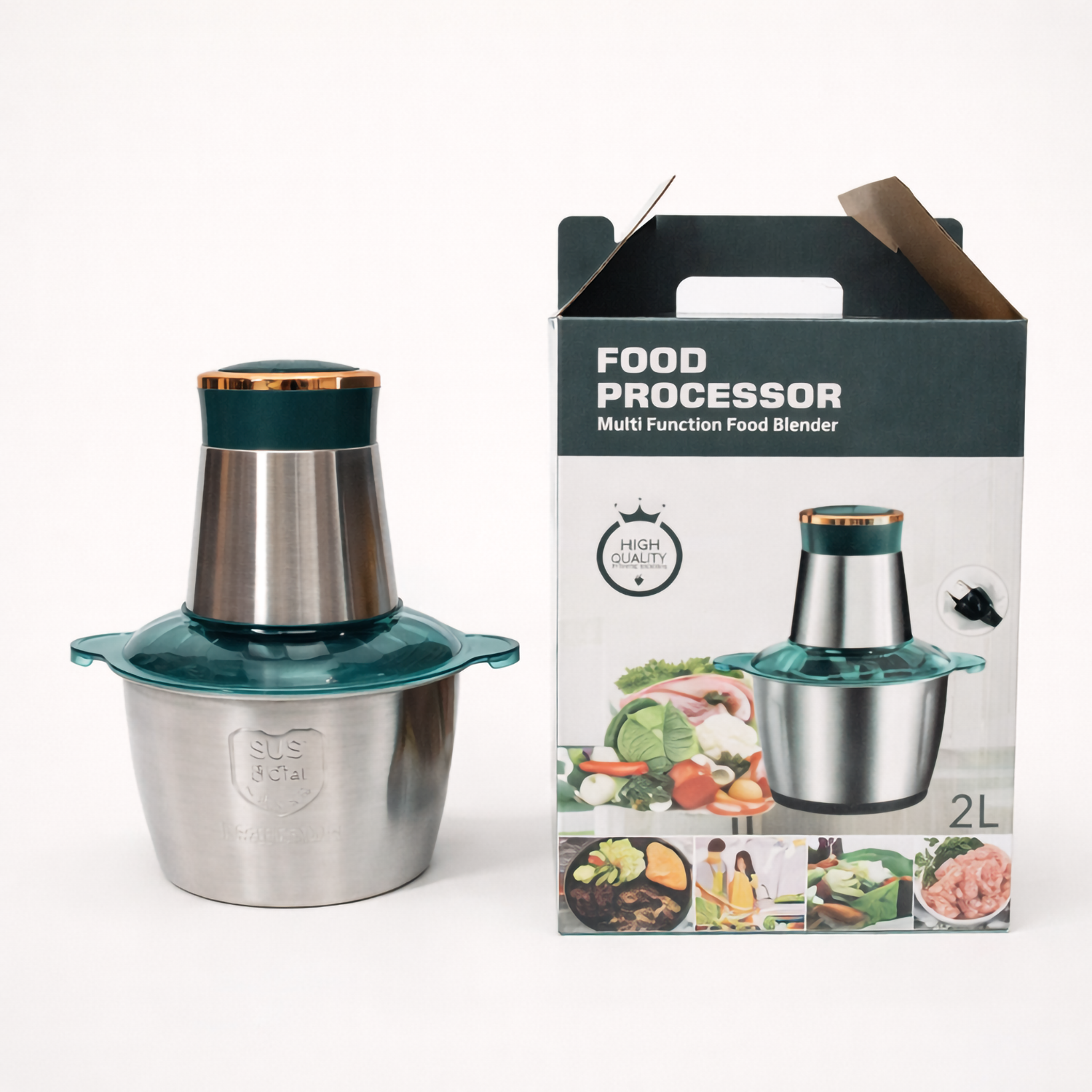 Mixer electric universal 2L inox 240W