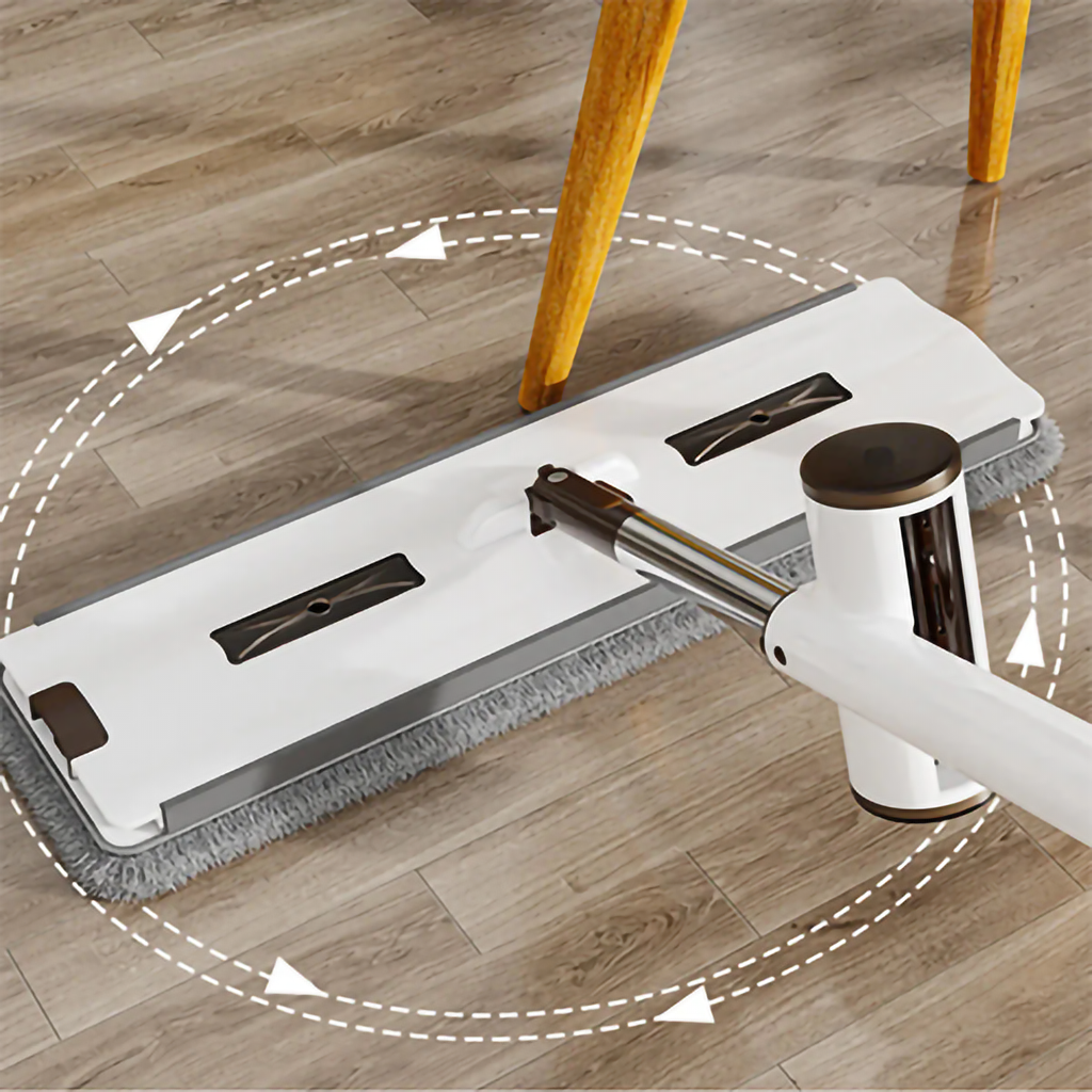 Set mop rotativ cu 2 lavete microfibra