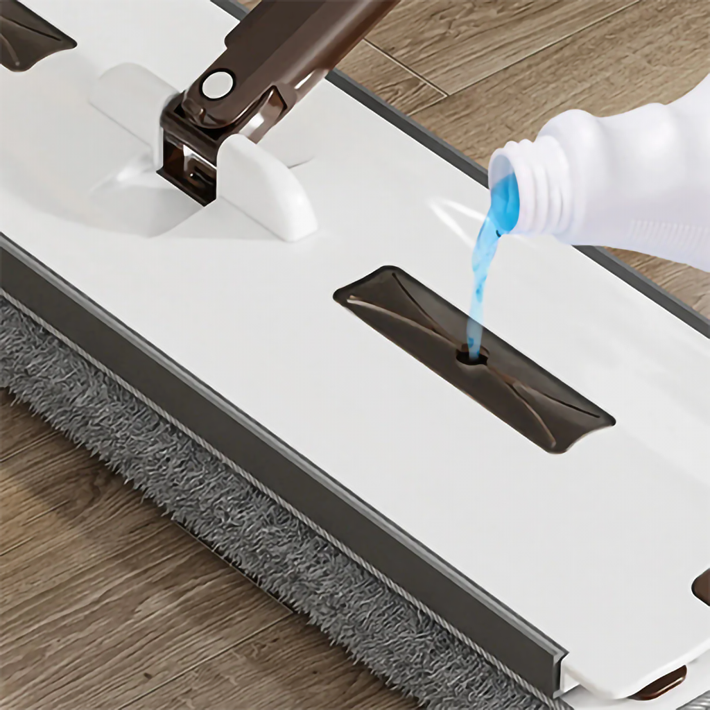 Set mop rotativ cu 2 lavete microfibra